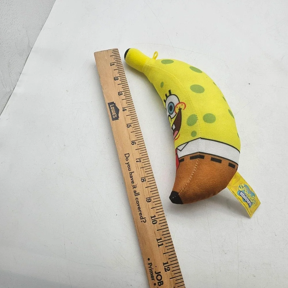 Good Stuff SpongeBob SquarePants Banana Plush Stuffed Toy Small Yellow Washable